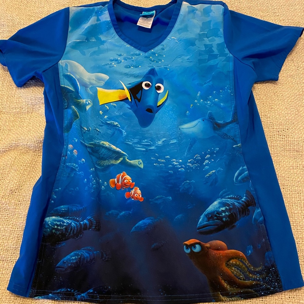 Disney scrub top